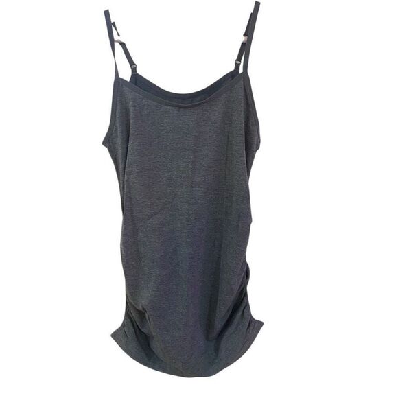 No Brand Tops - A glow maternity large gray spaghetti strap tank